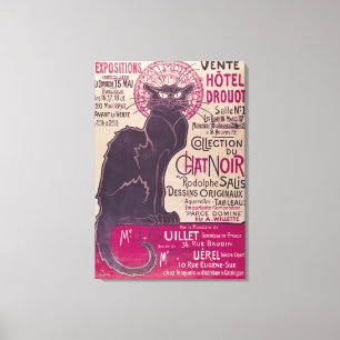 Lienzo Poster anunciando una exposición