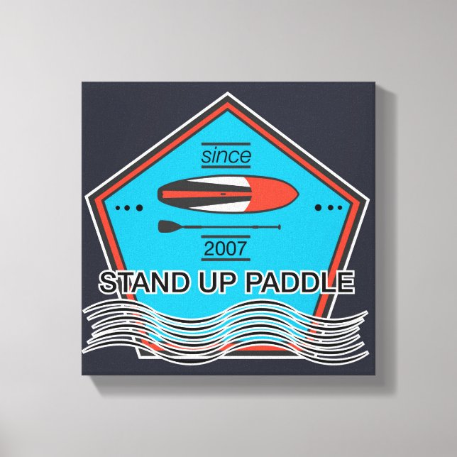 Lienzo Poster de aletas de pie (Anverso)