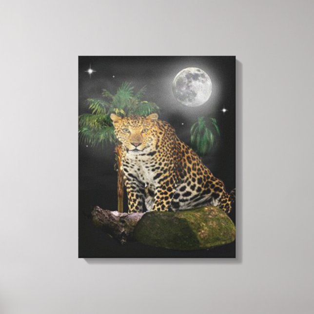 Lienzo Poster de animales (Anverso)