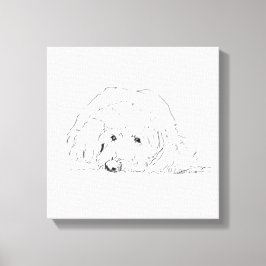 Lienzo Póster de cachorro Cockapoo, ideas de regalos para
