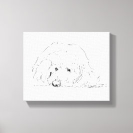Lienzo Póster de cachorro Cockapoo, ideas de regalos para