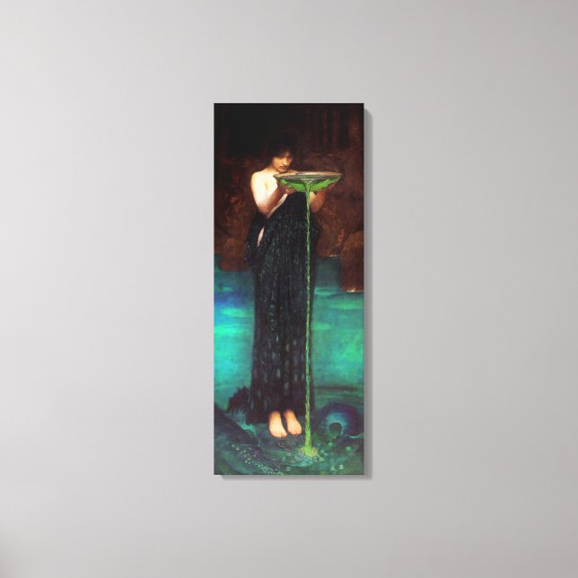 Lienzo Poster de canvas Waterhouse Circe Invidiosa (Anverso)