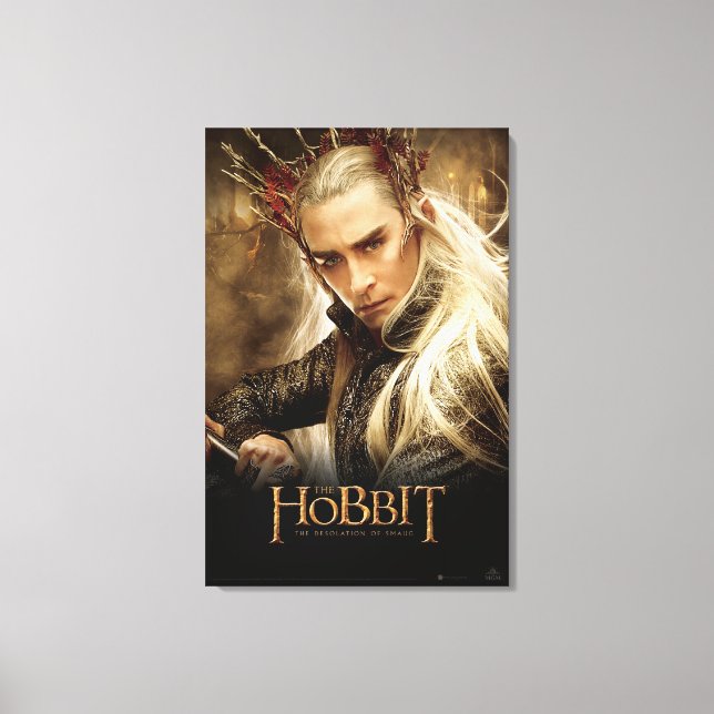 Lienzo Poster de caracteres Thranduil 1 (Anverso)