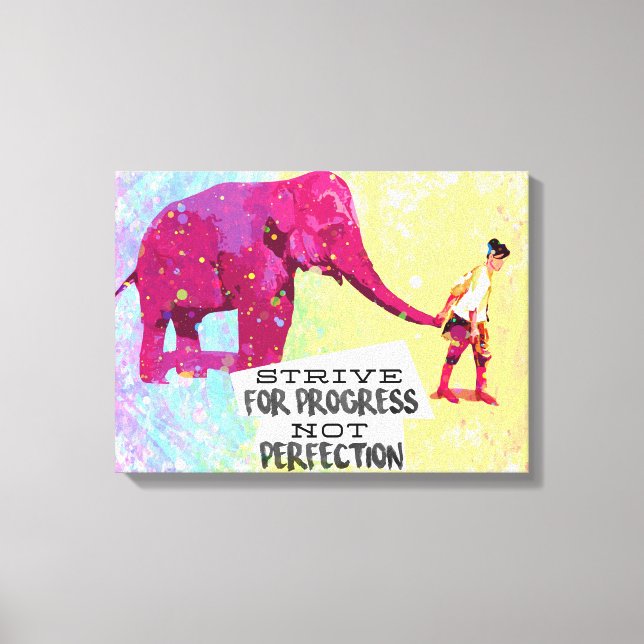 Lienzo Poster de citas Inspiradoras motivacionales (Anverso)
