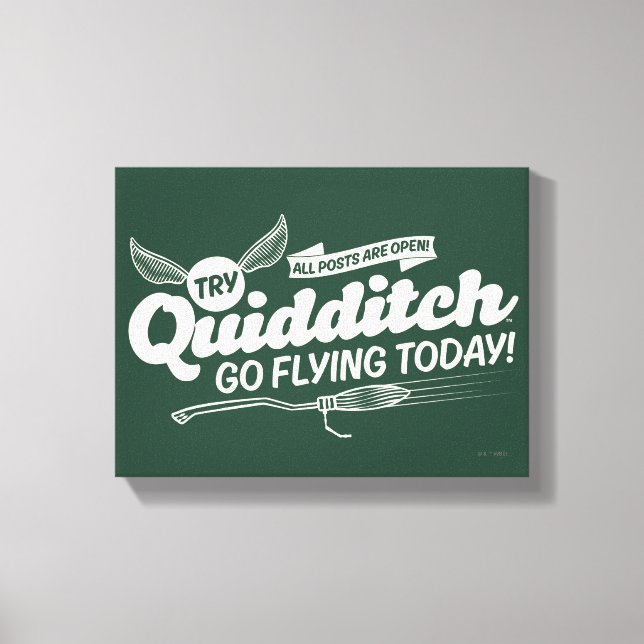 Lienzo POSTER de contratación de QUIDDITCH™ (Anverso)