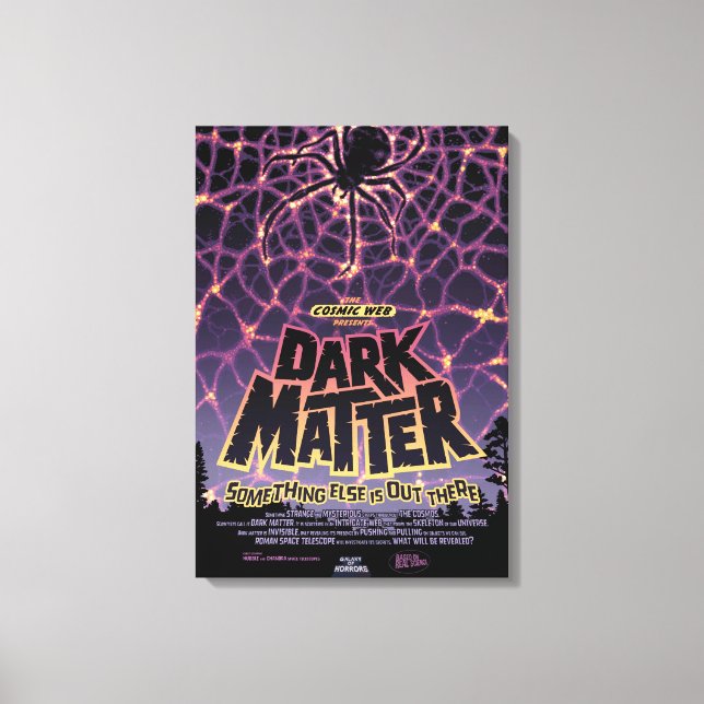 Lienzo Poster de Dark Matter. (Anverso)