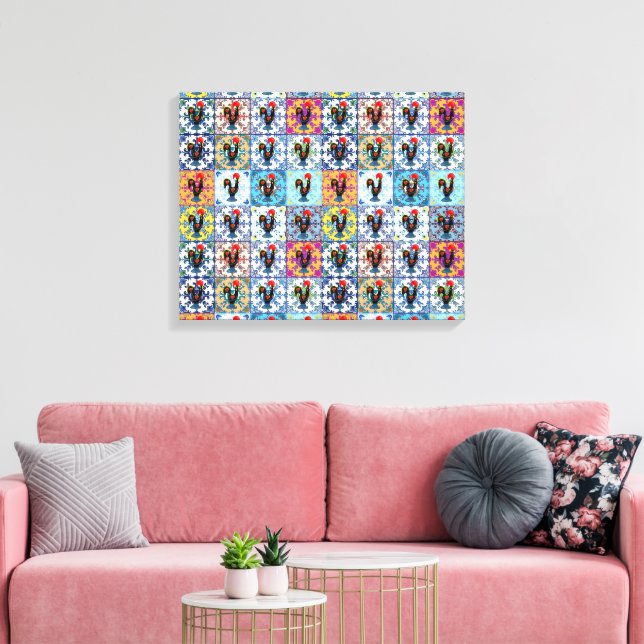 Lienzo Poster de diseños de cultura portuguesa (Insitu (Sala de estar))