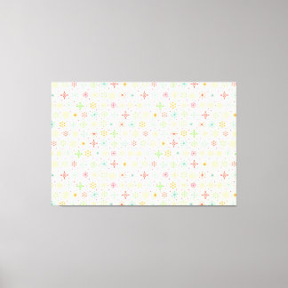Lienzo Poster de estrellas retro
