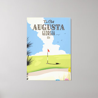 Lienzo Poster de golf Augusta Georgia