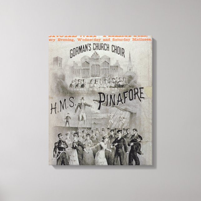 Lienzo Poster de 'HMS Pinafore', interpretado por C de Go (Anverso)