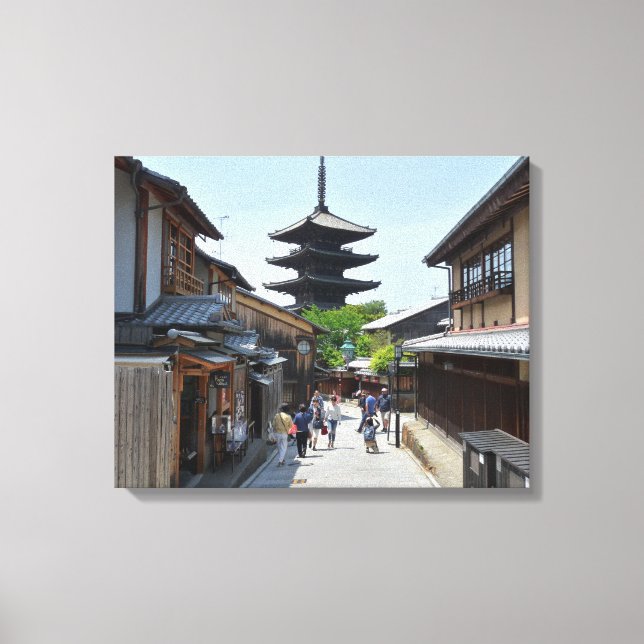 Lienzo Poster de Kyoto Gion Japón (Anverso)