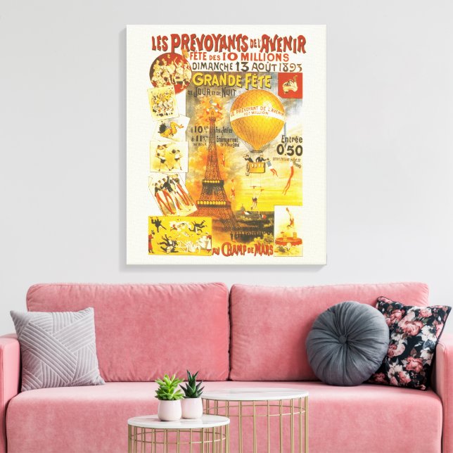 Lienzo Poster de la Feria Antigua Grand Fete (Insitu (Sala de estar))