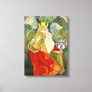 Lienzo Poster de la lona del festival de Alfonso Mucha