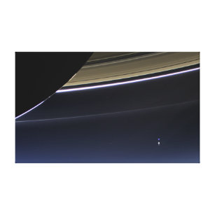 Lienzo Poster de la Tierra Saturno