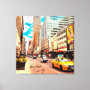 Lienzo Poster de Nueva York