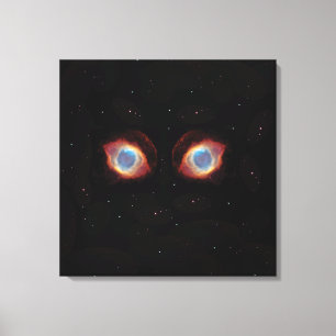 Lienzo Póster de ojos de nebulosa galáctica