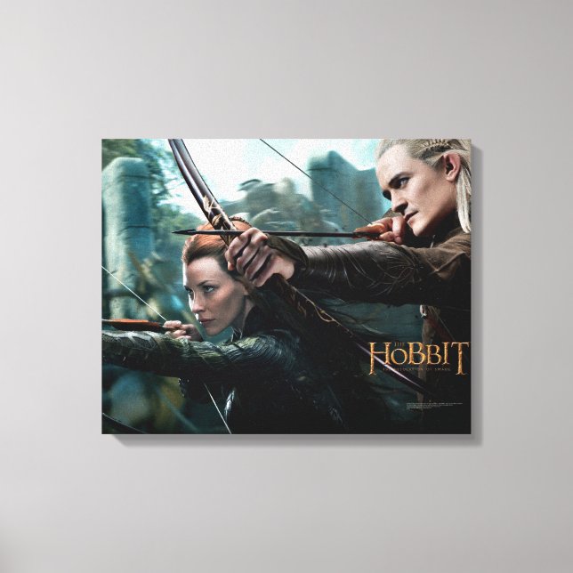 Lienzo POSTER de películas TAURIEL™ y LEGOLAS GREENLEAF™ (Anverso)