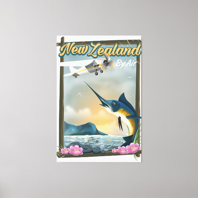 Lienzo Póster de pesca del estado de Wisconsin (Anverso)