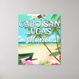 Lienzo Poster de playa de Cabo San Lucas México