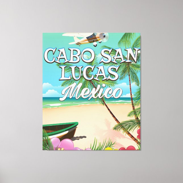 Lienzo Poster de playa de Cabo San Lucas México (Anverso)