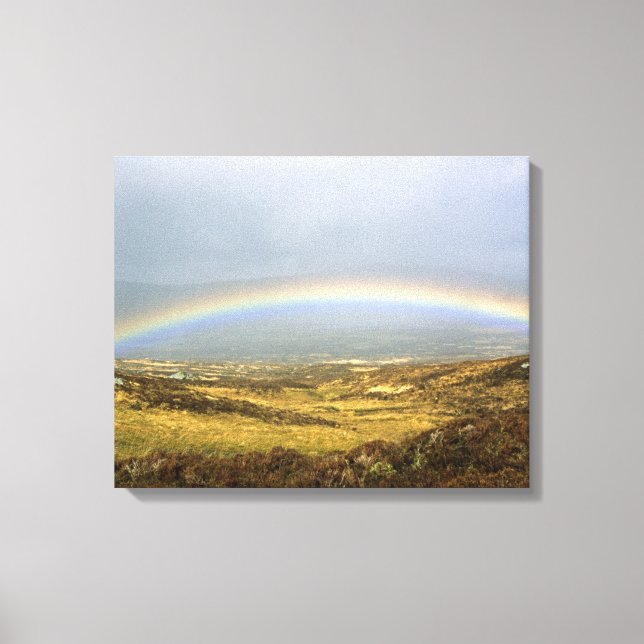 Lienzo Poster de postales Rainbow Rannoch Moor Scotcard P (Anverso)