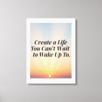 Poster de presupuesto de Sunrise inspirador -"Crea