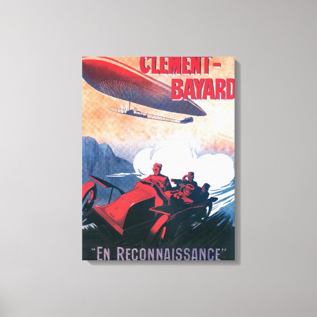 Lienzo Poster de promoción de la aerolínea WI de Vincenot (Anverso)