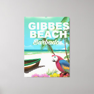 Lienzo Poster de vacaciones de Gibbes Beach Barbados