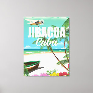 Lienzo Poster de vacaciones en la playa de Jibacoa