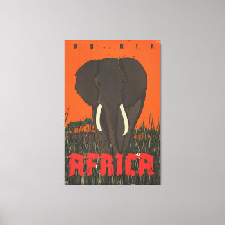 Lienzo Póster de viaje de Air Africa