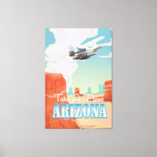 Lienzo Poster de viajes de cosecha de Arizona