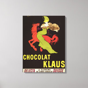 Lienzo Poster del anuncio de Chocolat Klaus