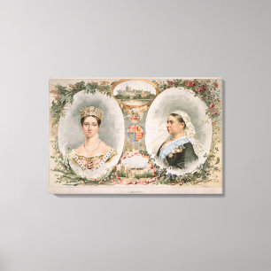 Lienzo Poster del Jubileo de Oro de la Reina Victoria