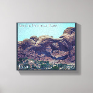 Lienzo Poster del Parque Nacional Arches