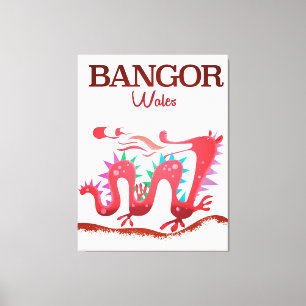Lienzo Poster Dragón de Bangor Wales