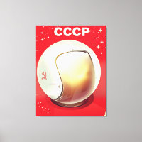 POSTER espacial soviético vintage del CCCP