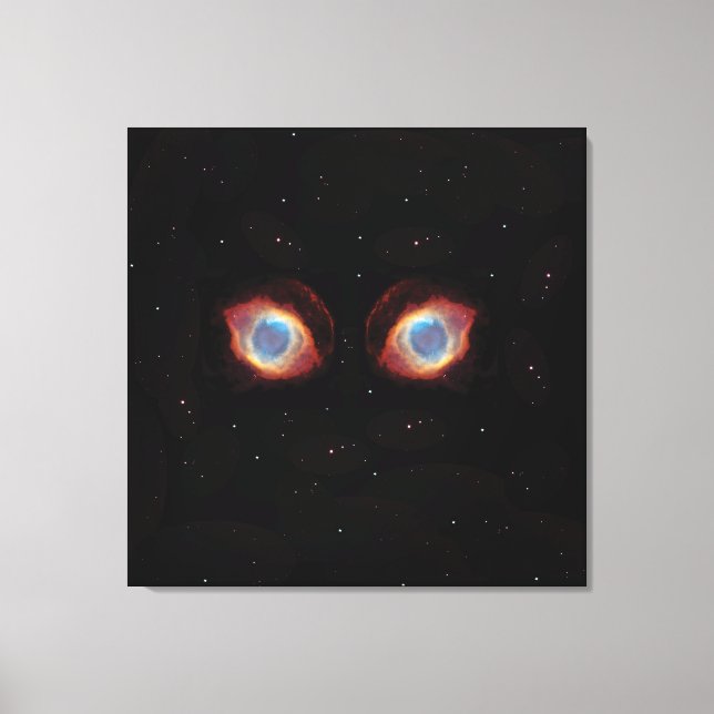 Lienzo Poster Galáctico Nebula Eyes (Anverso)