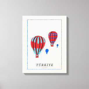 Lienzo Póster Minimalista de Capadocia - Recuerdo de Turq