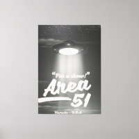 poster mono del área 51 "Para un espectáculo"