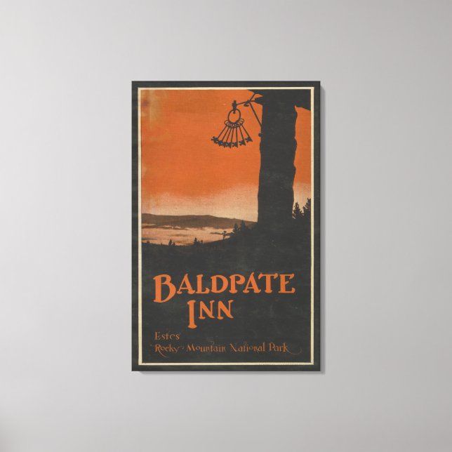 Lienzo Poster promocional Baldpate Inn # 2 (Anverso)