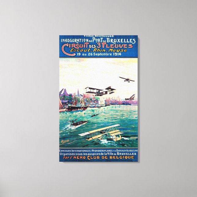 Lienzo Poster promocional de avión flotante cancelado (Anverso)