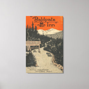 Lienzo Poster promocional del mesón del Baldpate # 1