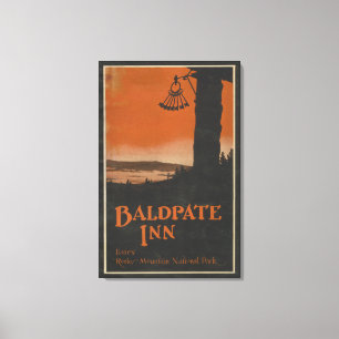 Lienzo Poster promocional del mesón del Baldpate # 2