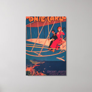 Lienzo Poster que se divierte de la aviación