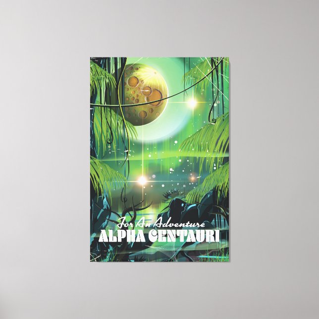 Lienzo Poster retro Alpha Centauri (Anverso)