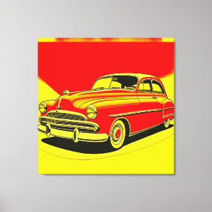 Lienzo Poster retro clásico