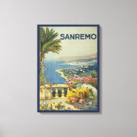 Poster Viajero De San Remo Desde Una Terraza