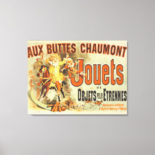 Lienzo Póster Vintage Amigos de Joets Juguete Francés