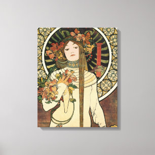 Lienzo Póster vintage de Alfonse Mucha Trappistine Nouvea