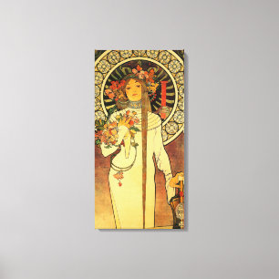Lienzo Póster vintage de Alfonse Mucha Trappistine Nouvea